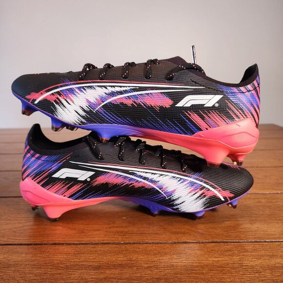 Puma Ultra 5 Ultimate Formula 1 Soccer Cleats Mens Size 8.5 Blk/Purple New $230 - Picture 7 of 9
